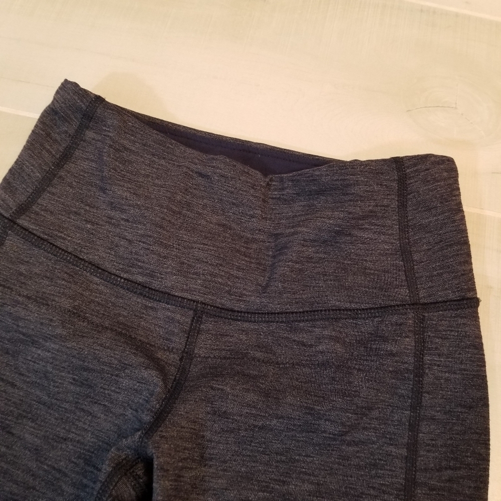 {XS} Lucy Athletic Heathered Navy Blue Yoga Pant - Picture 3 of 8